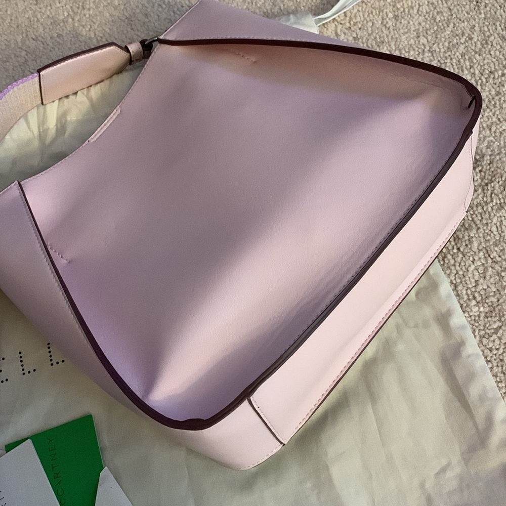 🌸 Stella McCartney perforated logo alter Napa crossbody bag in Lilac - Picture 3 of 15